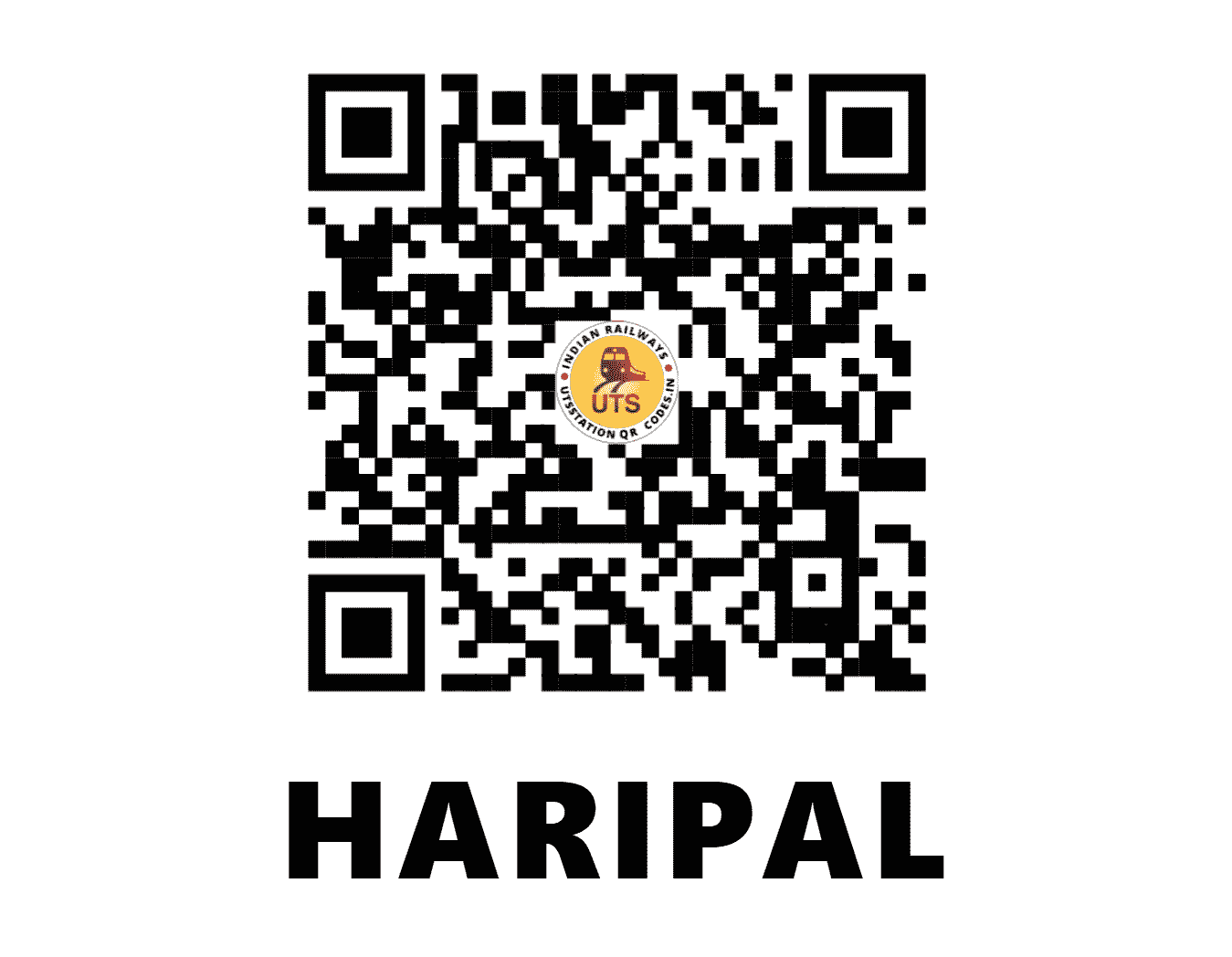 UTS QR Code for HARIPAL - HPL (ER - WEST BENGAL)